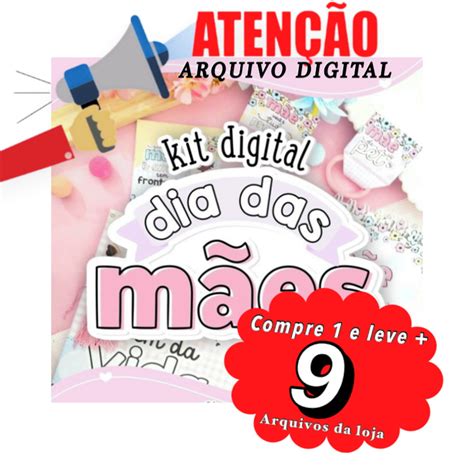 Kit Digital Dia das Mães 2022 190b52e Elo7