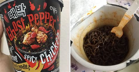 Ghost Pepper Noodles Spiciest Korean Instant Noodles With Ghost