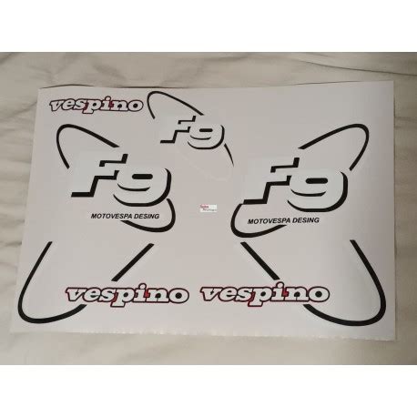 Kit Vinilo Vespino F Blanco Clasicas Malaga Recambios De Vespa