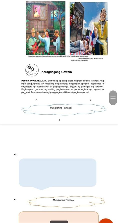 Bumuo Ng Tig Isang Talata Tungkol Sa Bawat Larawan Ang Mga Pangungusap