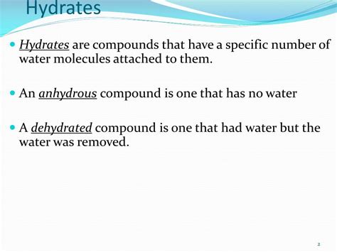 Ppt Hydrates Powerpoint Presentation Free Download Id 2109794