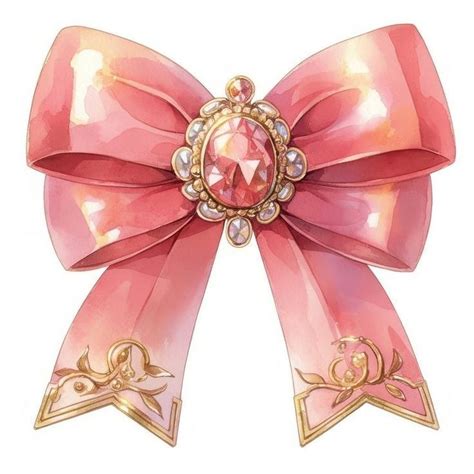 Pin By Katie Brillantes On Assests Pink Bow Bows Jewels