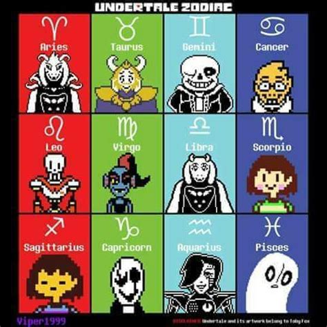 Undertale Zodiac