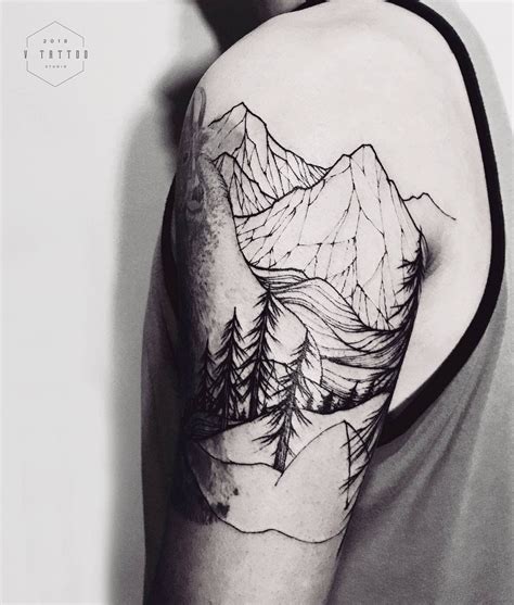 125 Best Mountain Tattoos Lets Climb High Wild Tattoo Art Wild