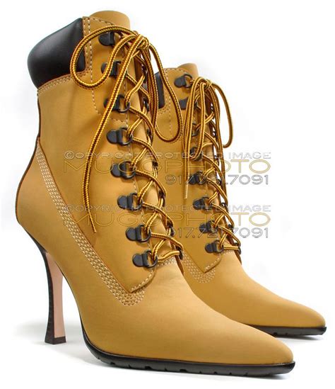 work boot style heels | high heeled work boot copyright protected image ...