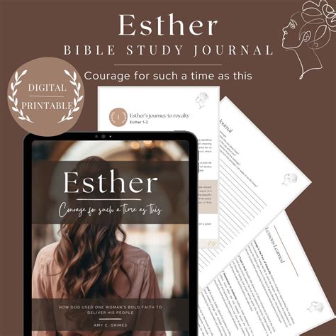 Esther Bible Study for Women Digital and Printable Scripture for ...