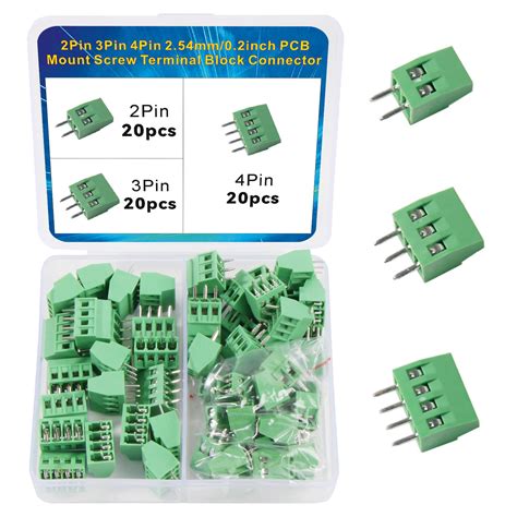 Snapklik Foxtip Pcs Mm Pitch Pcb Mount Screw Terminal Block