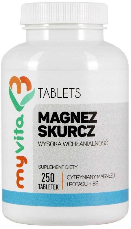 MYVITA MAGNEZ SKURCZ 250t CYTRYNIAN POTAS WIT B6 12649277169 Allegro Pl