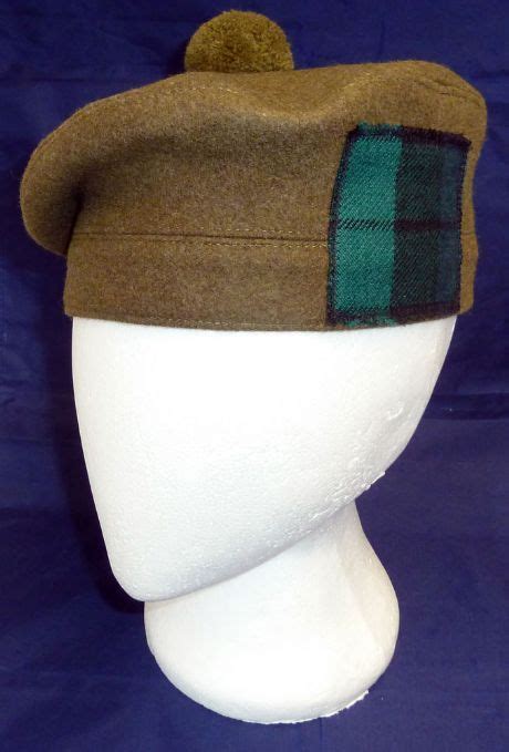 Scottish Military Tam Oshanter Hat Available With Governemt Tartan