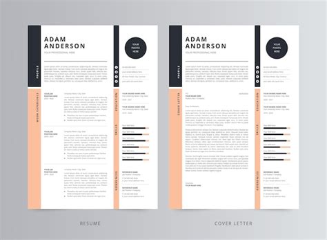 Premium Vector Modern Resume Template Cv And Cover Letter Template