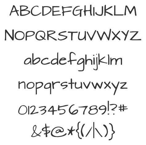 Free Font Architects Daughter By Kimberly Geswein Font Squirrel