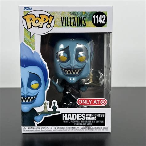 Funko Pop Hades 1142 Target Exclusive Disney Villains With Chess Board