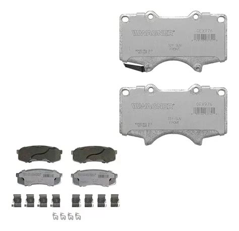 Kit Completo Balatas Oex Toyota Fj Cruiser 2008 2014 Wagner Envío gratis