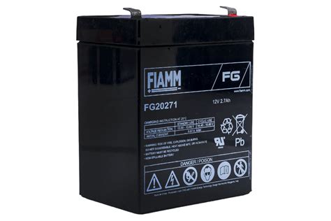 Аккумуляторная батарея 12В, 2.7 А*ч FIAMM FG20271 - выгодная цена ...