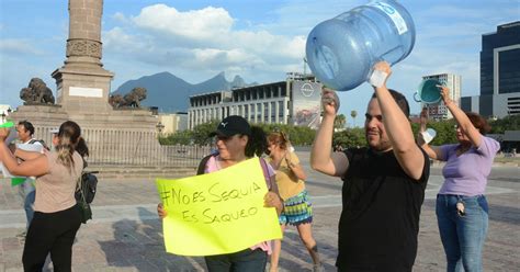 Protestan A Cacerolazos Por Falta De Agua En Nuevo Le N