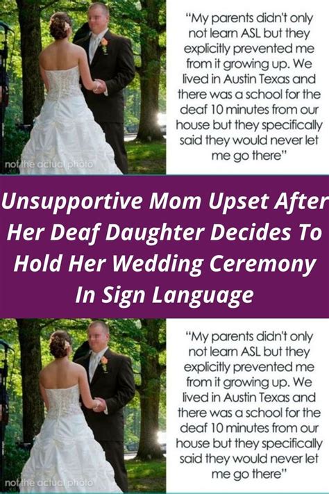 Unsupportive Mom Upset After Her Deaf Daughter Decides To Hold Her