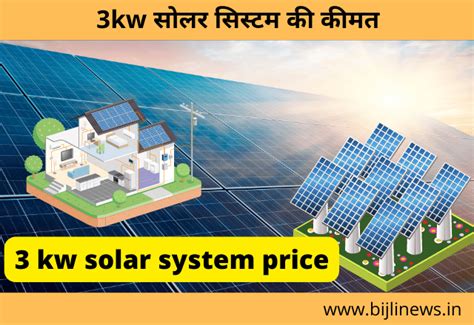 3kw Solar Panel Price 3 कितनी है किलोवाट सोलर पैनल की कीमत जानें