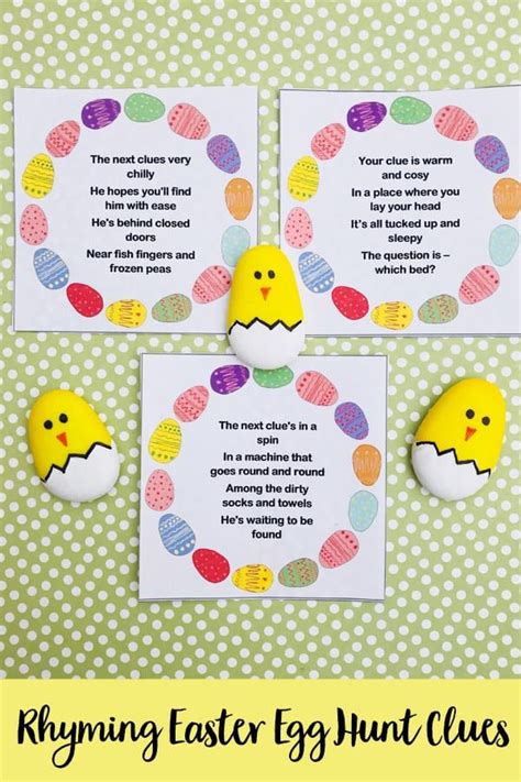 Indoor Easter Egg Hunts Free Clue Printables For All Ages In 2021