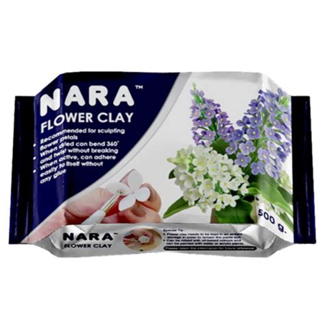 Htconline In Nara Flower Clay 500g White