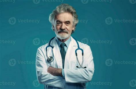 Mature Senior Doctor Generate Ai 28245281 Stock Photo At Vecteezy
