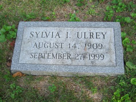 Sylvia Irene Tegtmeier Ulrey Find A Grave Memorial