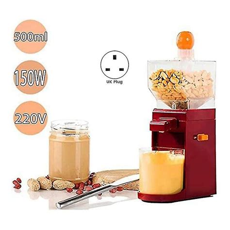 Electric Peanut Butter Maker Machine Sesame Sauce Nut Grinder Automatic