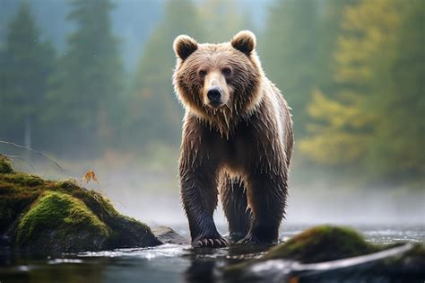 Premium Photo Grizzly Bear Mother And Cubs