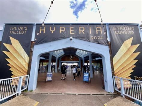 Thorpe Park The UKs Tallest And Fastest Coaster Hyperia Opening In