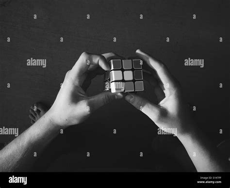 Hands Moving Fast Cube Hi Res Stock Photography And Images Alamy