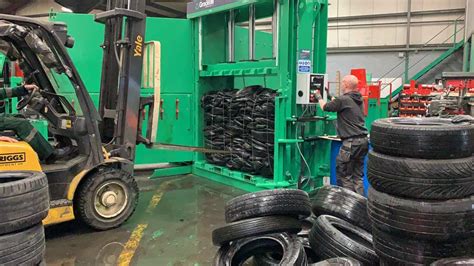 Gradeall Makes The Tyre Baling Process As Efficient As Possible