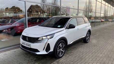 Peugeot 5008 Facelift 2021 GT in Perlmuttweiß Metallic EU Neuwagen