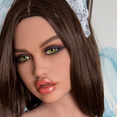 Firedoll Ellya Sex Doll Head M16 Compatible Light Tan Lucidtoys