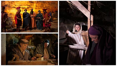 Presepe Vivente A Circa Metri Di Profondit Nelle Grotte Di