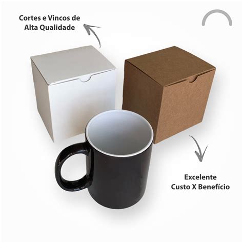 Caixa Kraft Para Caneca Porcelana Unidades Mercado Livre