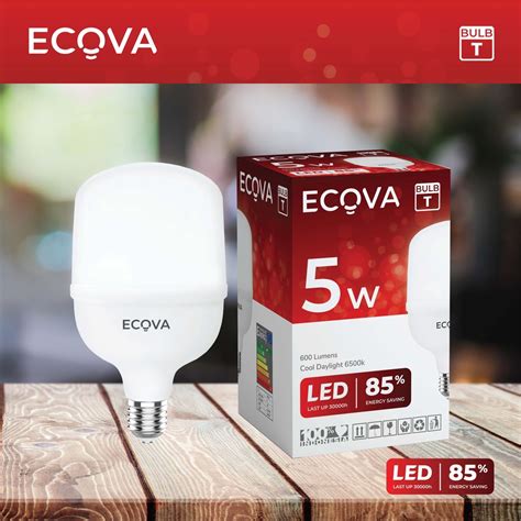 Jual Lampu Led Ecova Bulb T W W W Murah Super Terang Garansi Star