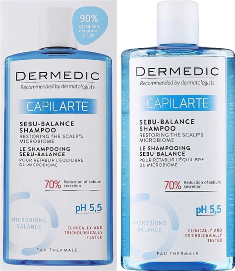 Dermedic Capilarte Sebu Balance Shampoo Shampoo Seboregolatore