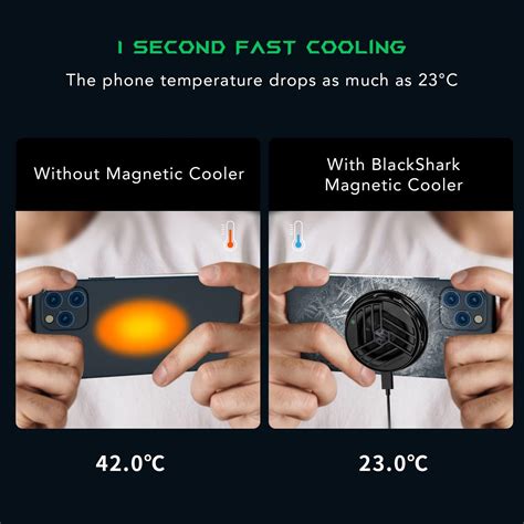 Phone Cooler Black Shark Magnetic Cooler, iPhone 11 12 13 14 Series ...