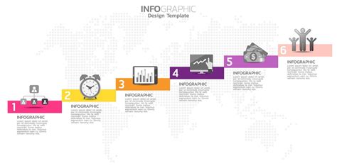 Elementi Della Sequenza Temporale Infografica Per Contenuto Diagramma