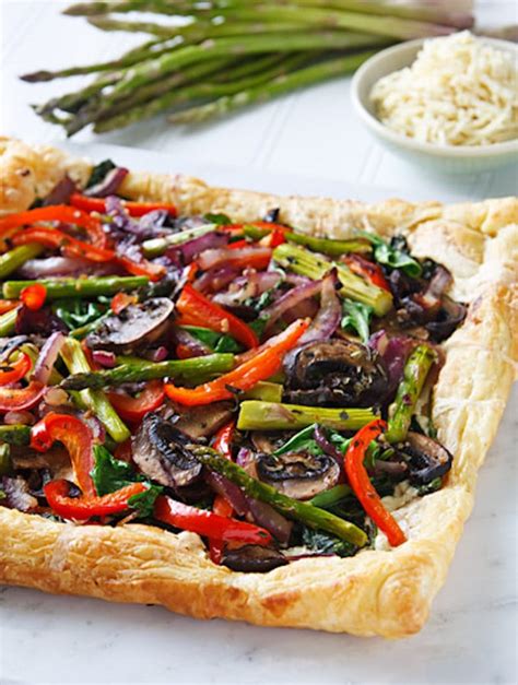 Vegan Vegetable Tart For Festive Spring Occasions