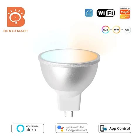 Benex Mart V Wifi Tuya Smart Led Gl Hbirne Mr Rgb Cw Dimmbare Lampe