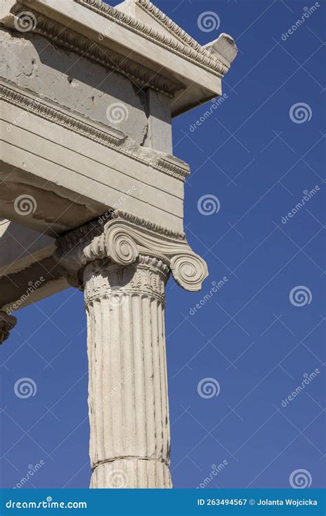 Erechtheion Temple Of Athena Polias On Acropolis Of Athens Greece