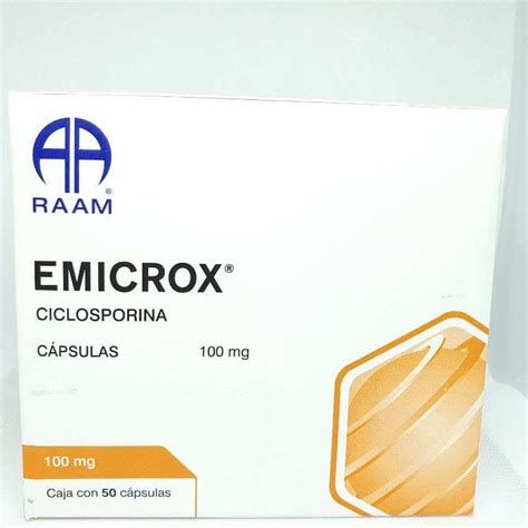 Ciclosporina Mg Caps C Ram Emicrox Rajocyn Medicamento Y