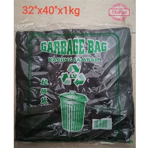 Heavy Duty Plastic Sampah Tebalgarbage Bag Thick Shopee Malaysia