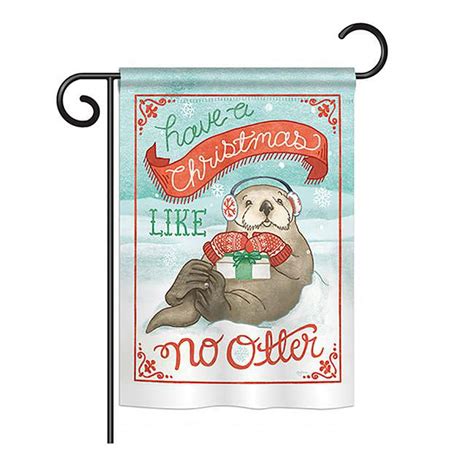 Breeze Decor BD XM G 114155 IP BO DS02 US Christmas Like No Otter