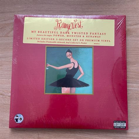 แผ่นเสียง Kanye West My Beautiful Dark Twisted Fantasy 3 X Vinyl Lp