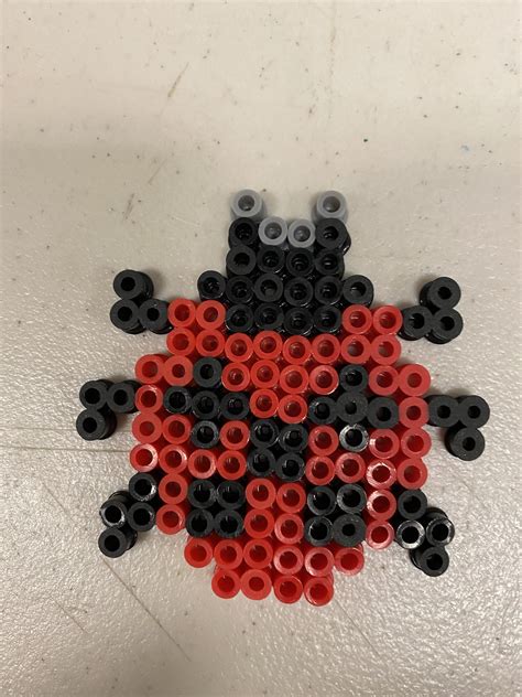 Ladybug Perler Bead Figure In Perler Beads Ladybug Beads