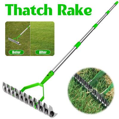 Grass Rakes Descaling Farming Rake Durable Thatch Rake Garden With M