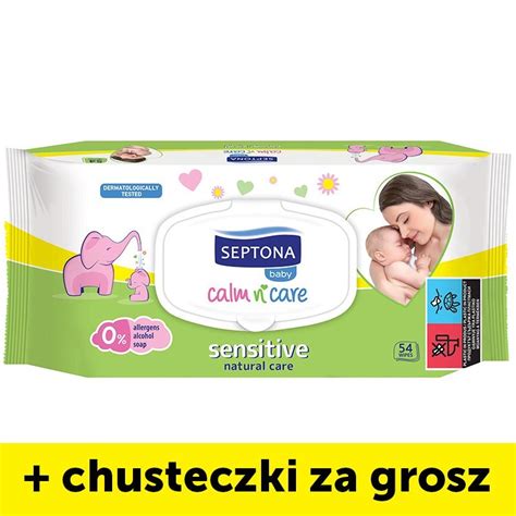 Septona baby chusteczki nawilżane dla dzieci Sensitive x 54 szt