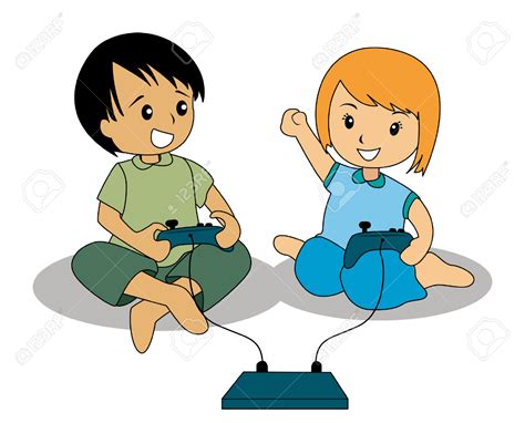 Playing Video Games Clipart | Free download on ClipArtMag