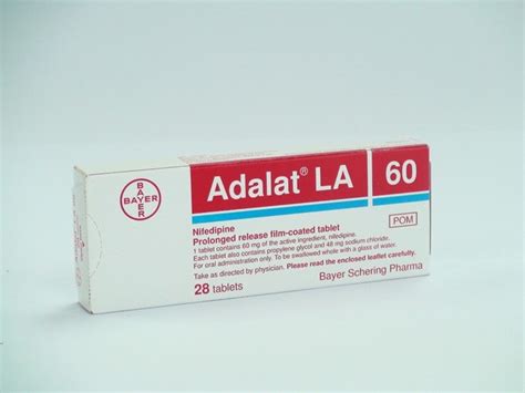 Adalat Nifedipine Cardiovascular